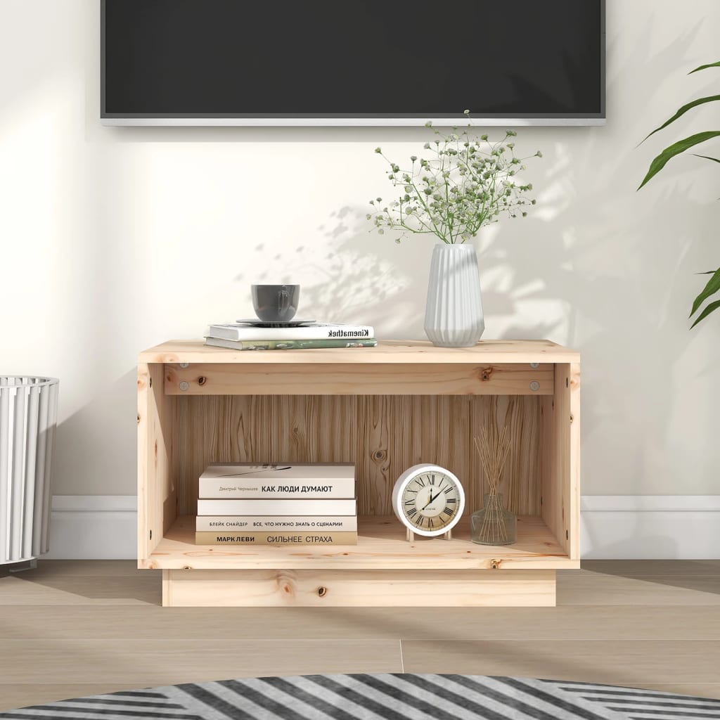NNEVL TV-Schrank 60x35x35 cm Massives Kiefernholz