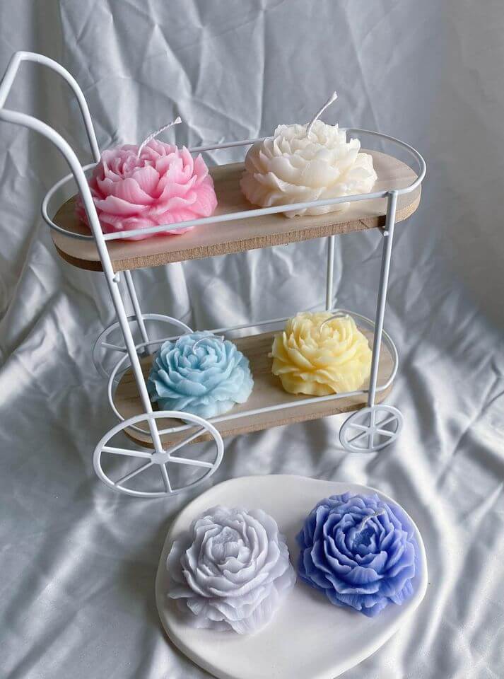 Pfingstrose Duftkerze — Die Essenz eleganten Luxus