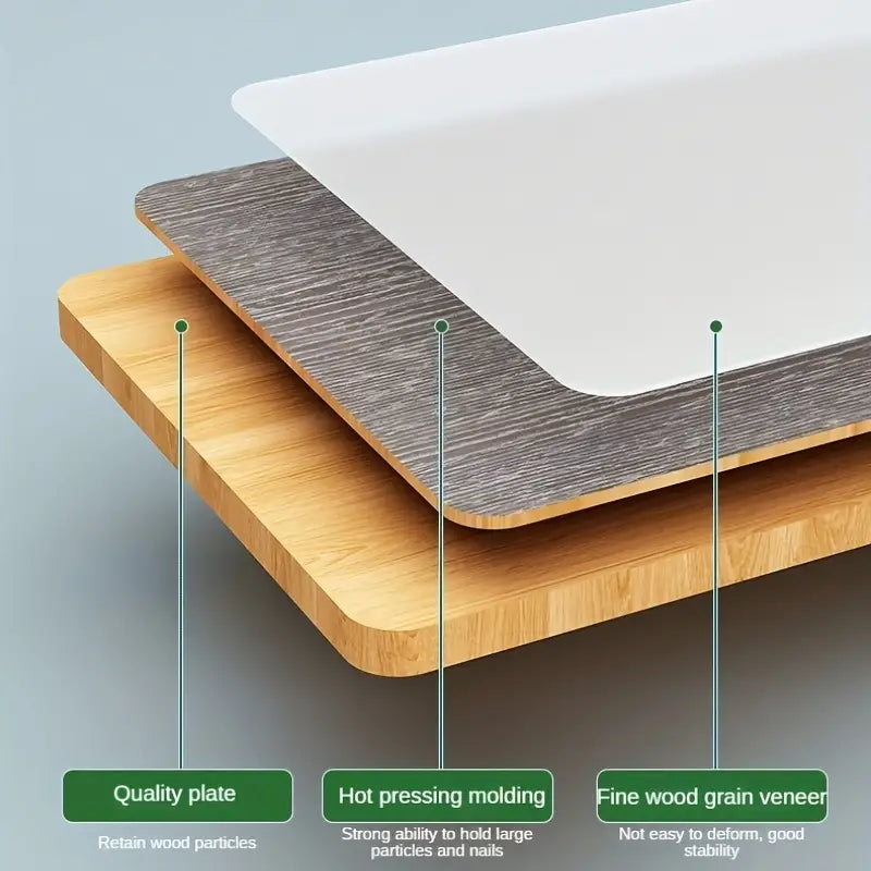 Ein Minimalistentraum: ein wunderschön gefertigtes Holz-Bücherregal für Ihren Schreibtisch