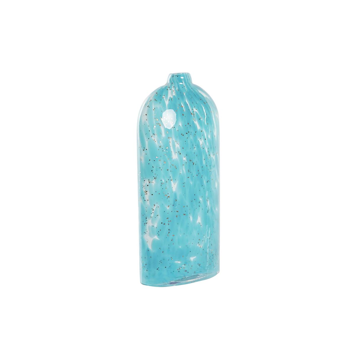 Vase DKD Home Decor Blau Kristall Mediterran 12,5 x 6,5 x 28 cm