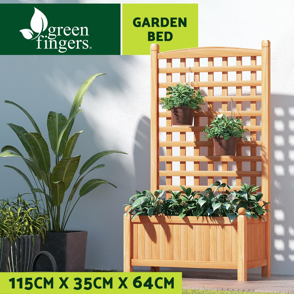 NNEDSZ Gartenbeet Erhöhte Holz-Pflanzbox Gemüse 64x35x115cm