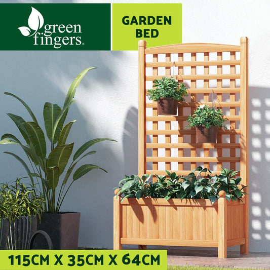 NNEDSZ Gartenbeet Erhöhte Holz-Pflanzbox Gemüse 64x35x115cm