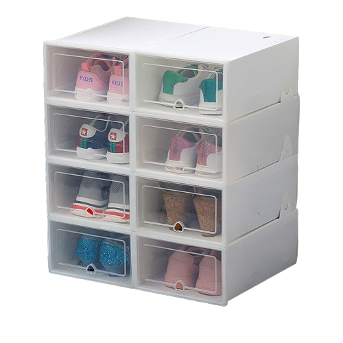 NNEOBA Transparenter Schuh-Aufbewahrungsorganizer
