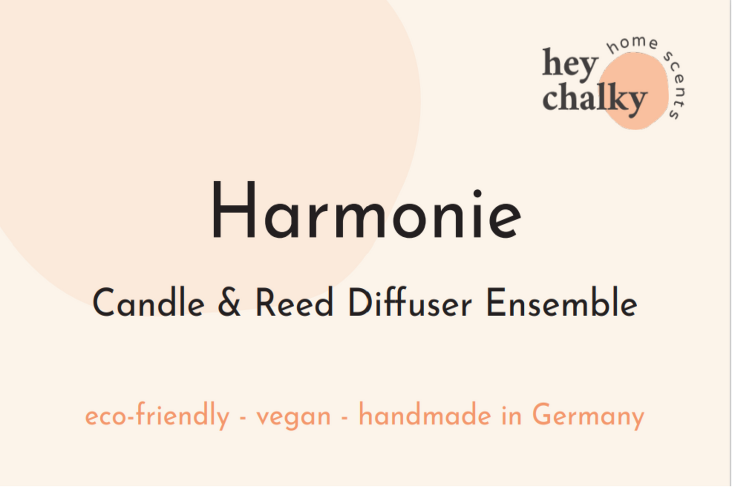 Harmonie - Kerze & Raumduft Diffuser Ensemble