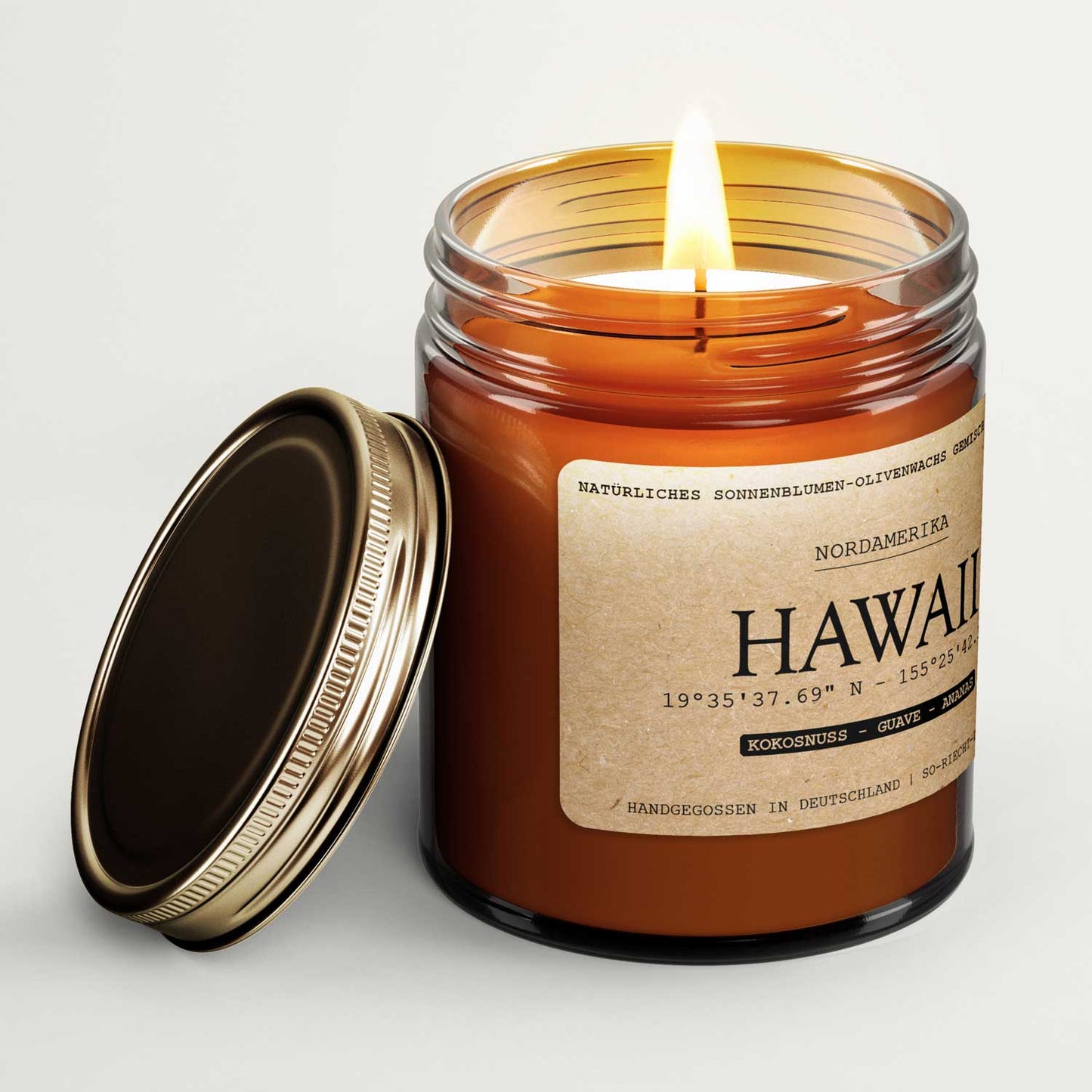 Hawaii Duftkerze - Kokosnuss | Guave | Ananas