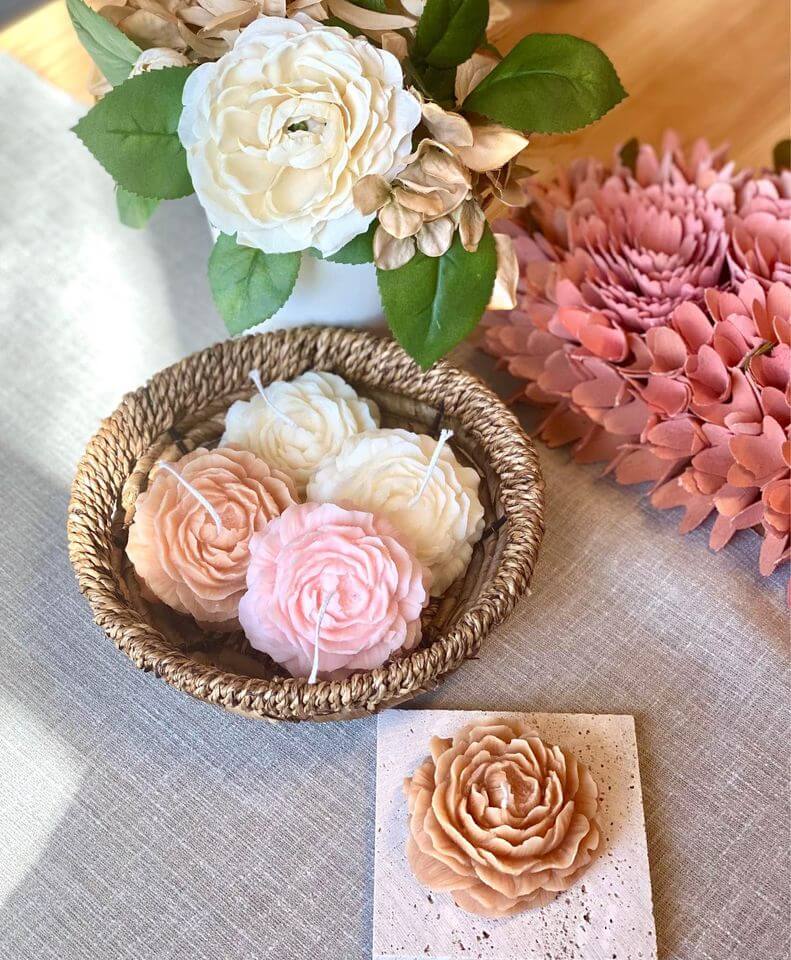 Pfingstrose Duftkerze — Die Essenz eleganten Luxus