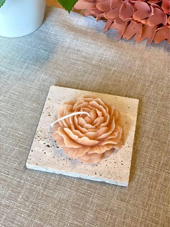 Pfingstrose Duftkerze — Die Essenz eleganten Luxus