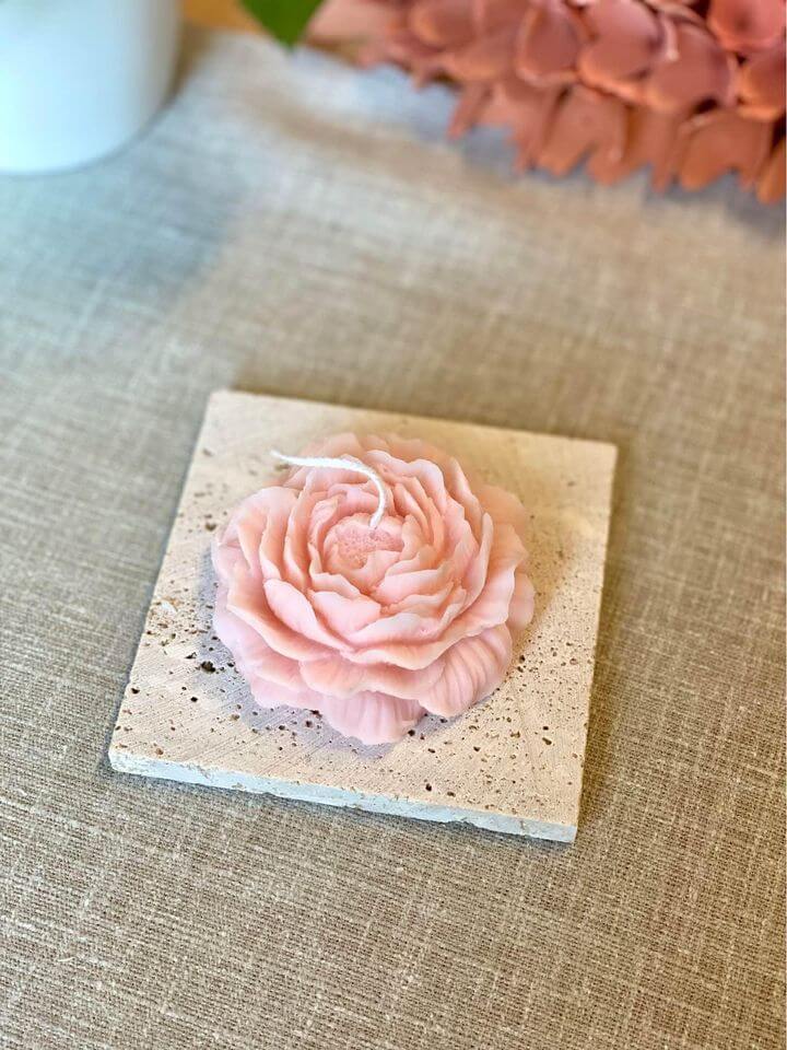 Pfingstrose Duftkerze — Die Essenz eleganten Luxus