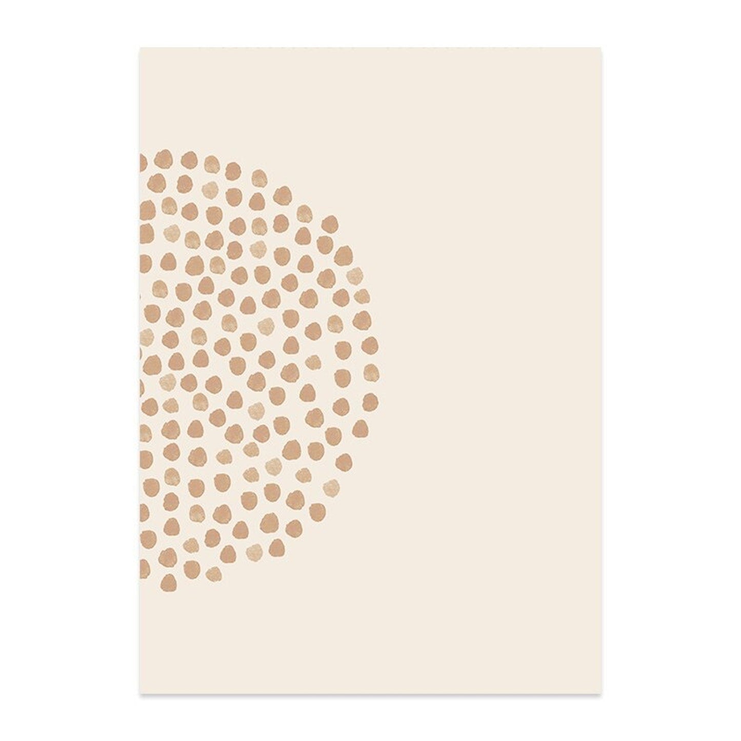 Poster Boho Halbkreise und Linien als Deko Print ohne Rahmen