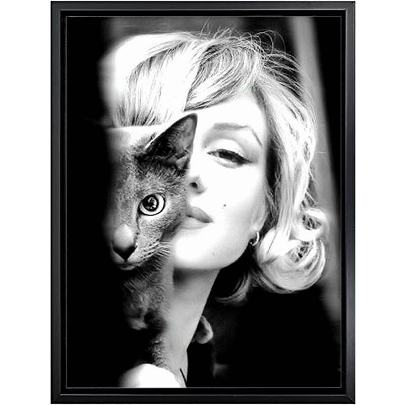 Poster Marylin Monroe I Wandbilder Wohnzimmer & Schlafzimmer I Deko Print Bilder I ohne Rahmen