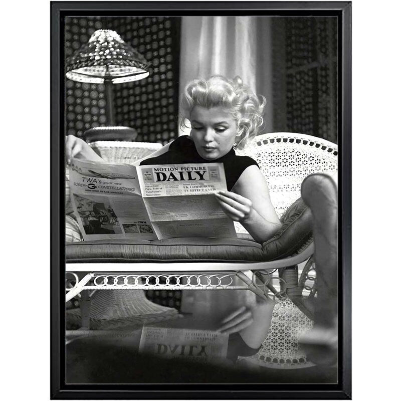 Poster Marylin Monroe I Wandbilder Wohnzimmer & Schlafzimmer I Deko Print Bilder I ohne Rahmen