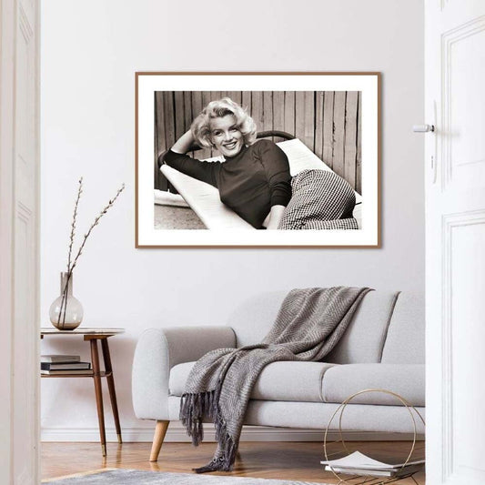 Poster Marylin Monroe I Wandbilder Wohnzimmer & Schlafzimmer I Deko Print Bilder I ohne Rahmen