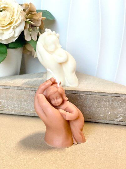 Süße und liebevolle Mutterliebe Kerze – Handgemachte Sojawachs-Kerze